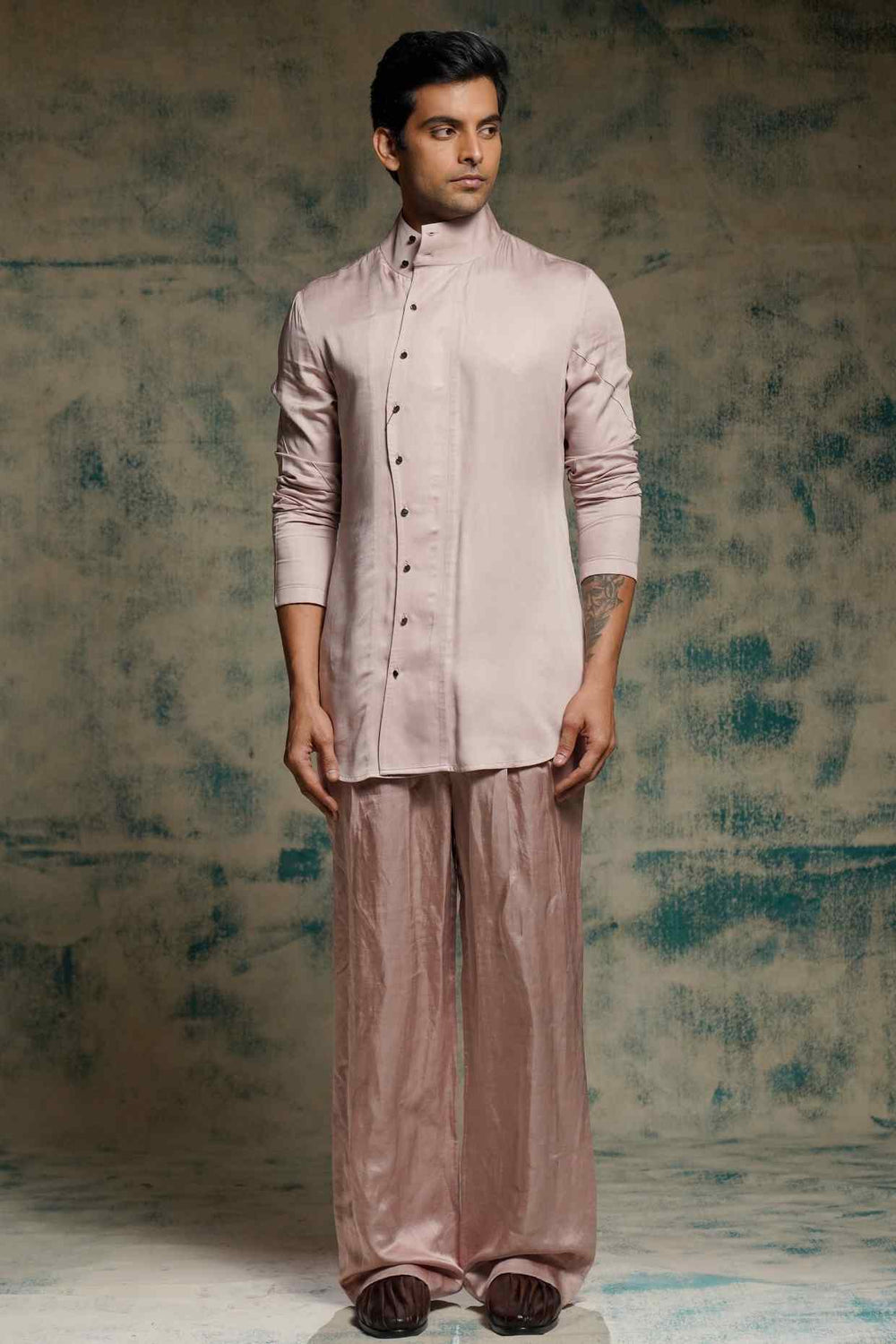 MAUVE WHISPER SHIRT SET