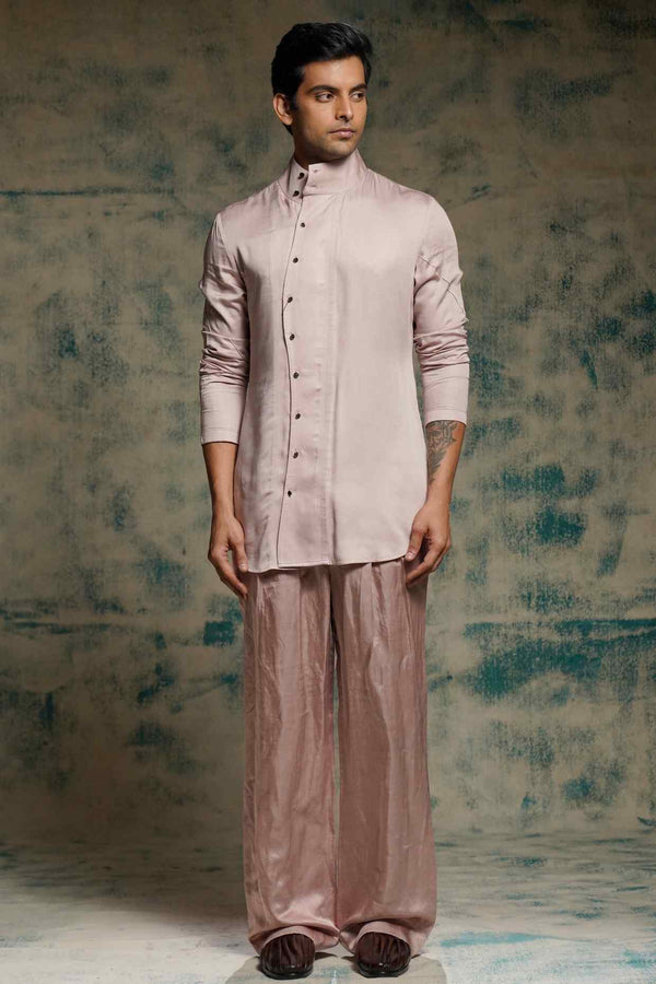 MAUVE WHISPER SHIRT SET