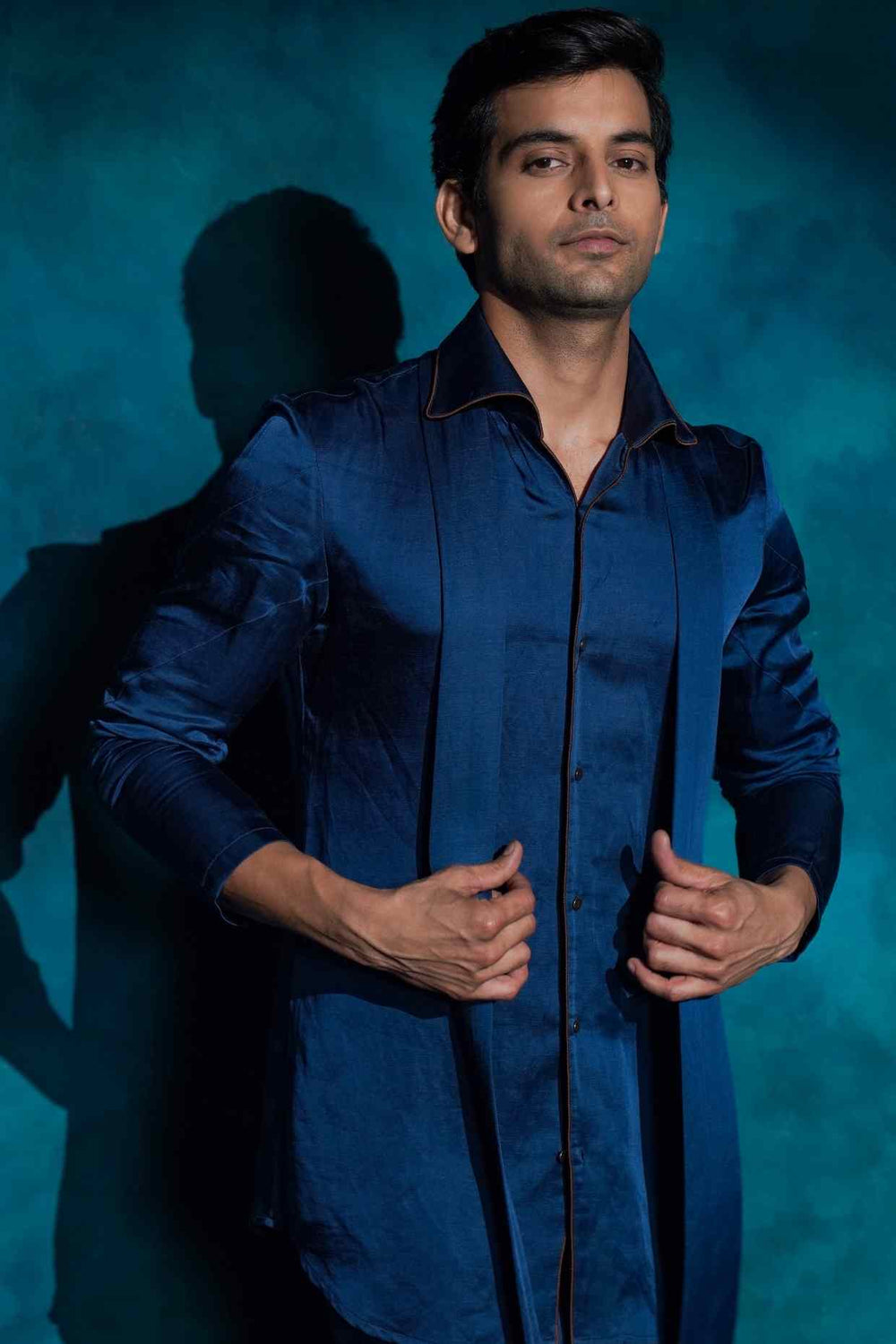 TEAL SHIRT - KURTA SET