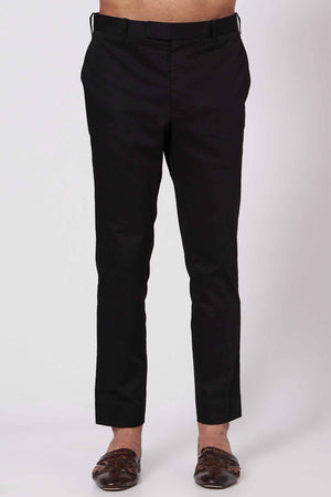 Black Pintuck Kurta Set