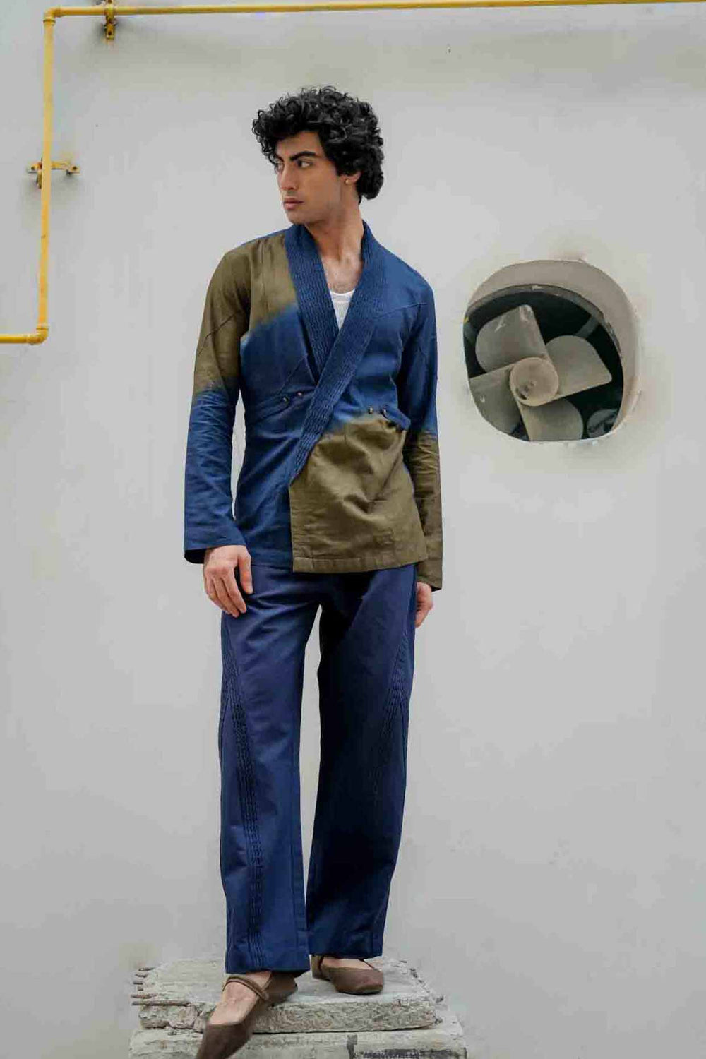 Teal & Olive Shacket set