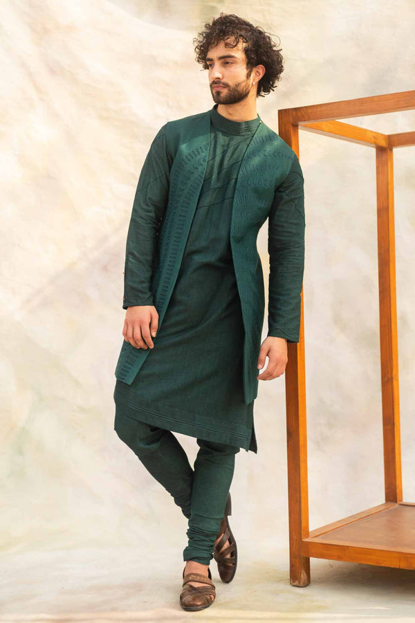Emerald Green Shrug Set