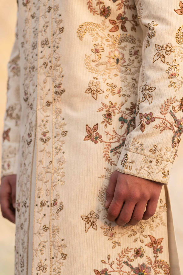Dirty Ivory Sherwani