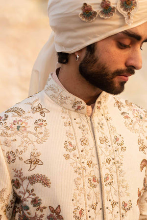 Dirty Ivory Sherwani