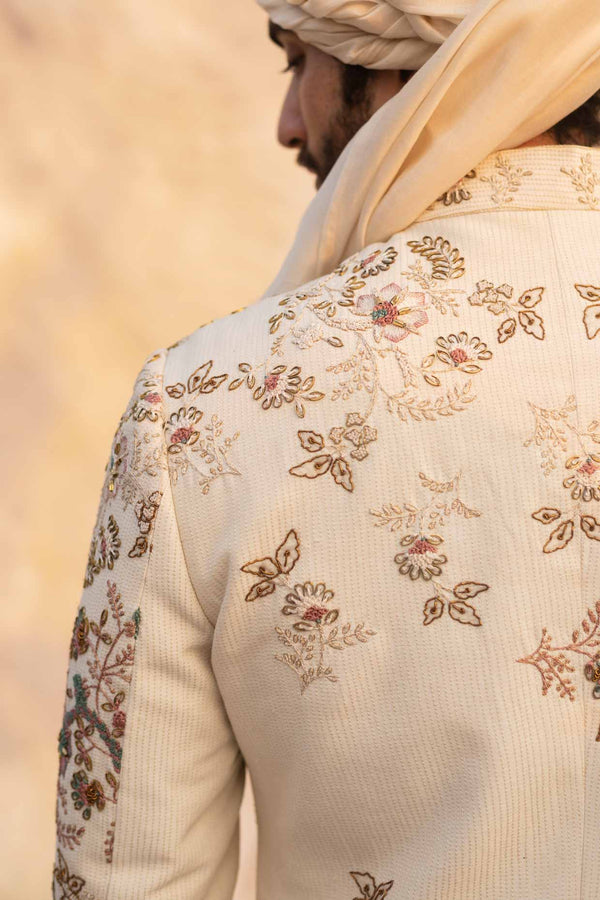 Dirty Ivory Sherwani