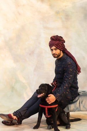 Midnight Blue Sherwani