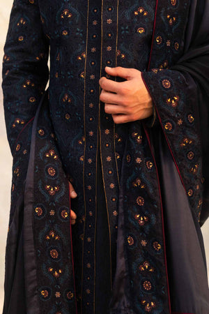 Midnight Blue Sherwani