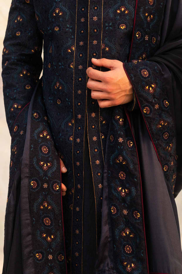 Midnight Blue Sherwani