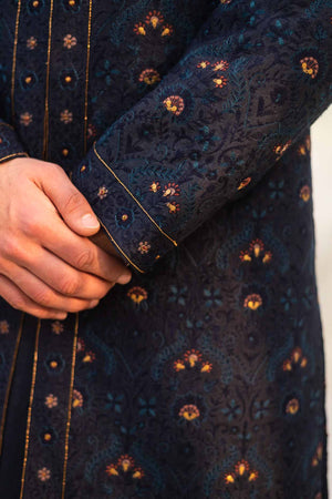 Midnight Blue Sherwani