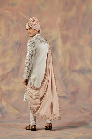 Silver Lining Sherwani Set