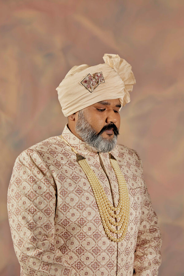 JMC Block Sherwani Set