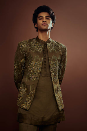 Babil Khan in The Olives Short Jacket Set