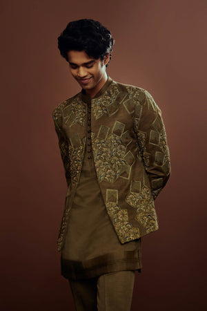 Babil Khan in The Olives Short Jacket Set