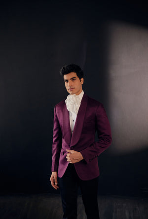 Coral Wine Tux