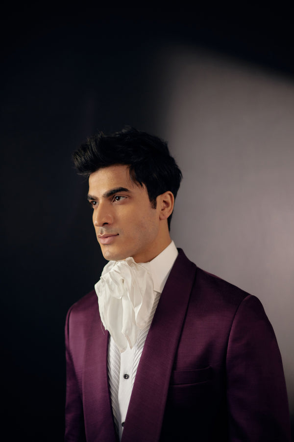 Coral Wine Tux