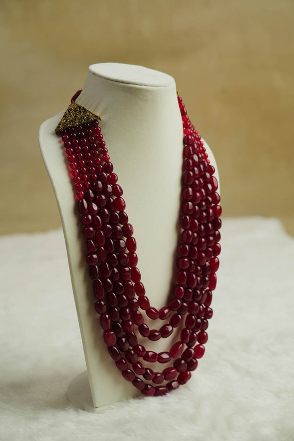 Amorphic Ruby Mala