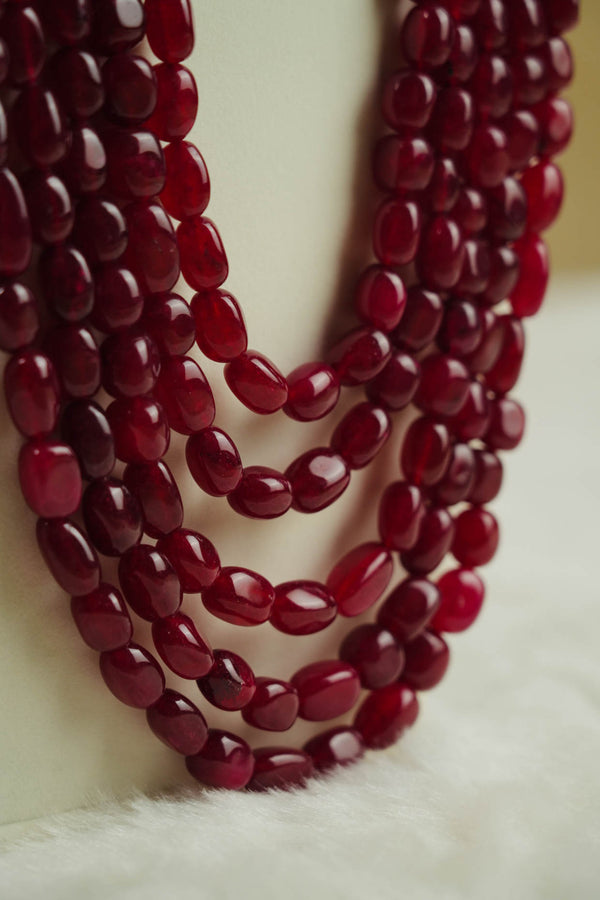 Amorphic Ruby Mala
