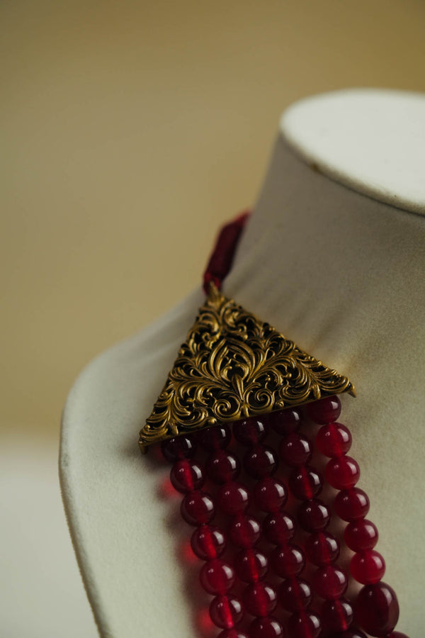 Amorphic Ruby Mala