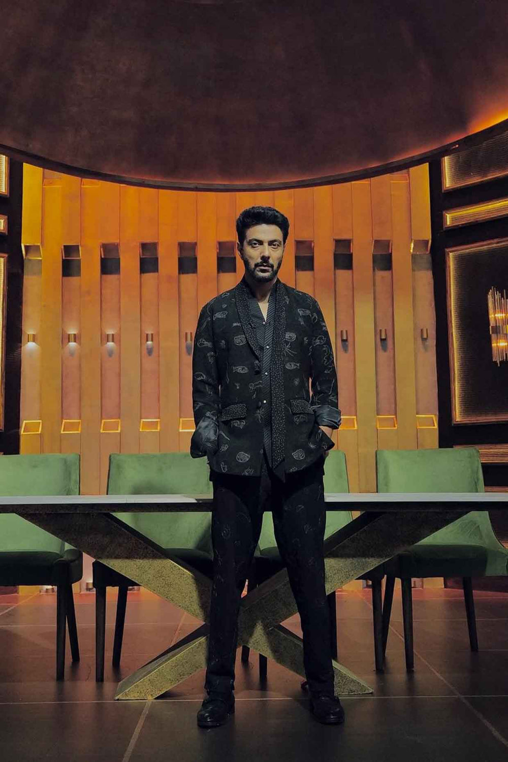 Ranveer Brar in Marine Tux