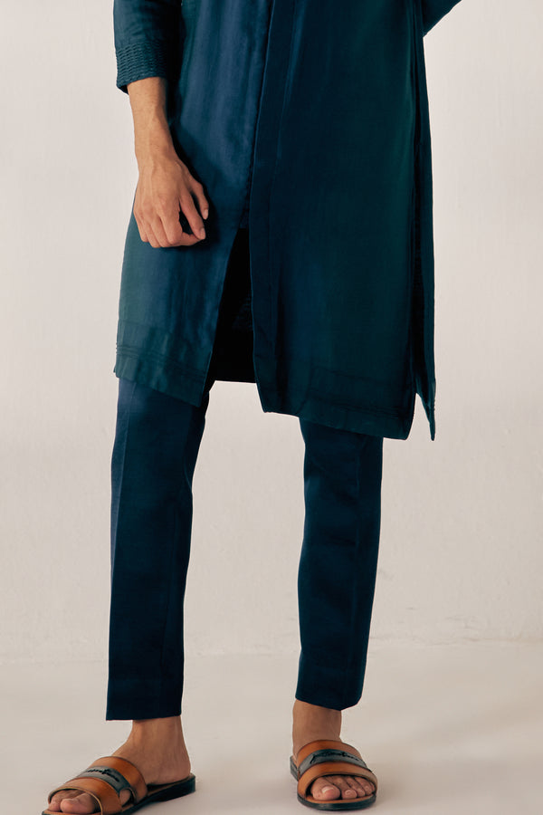 Peacock Blue Kurta Set