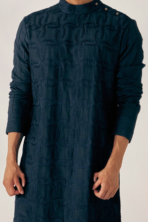 Midnight Blue Kurta Set