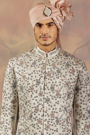 Silver Lining Sherwani Set