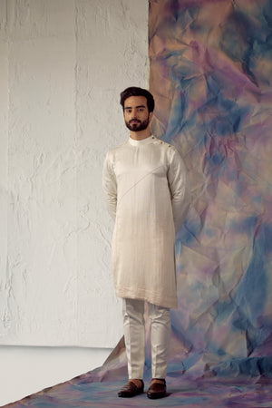 Dirty Ivory Kurta Set