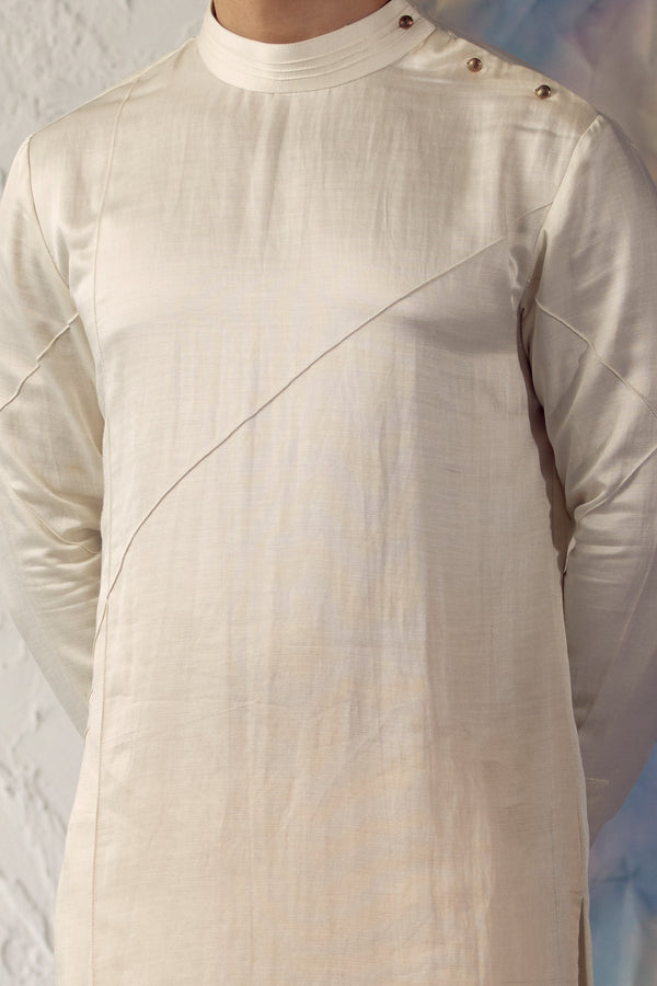 Dirty Ivory Kurta Set