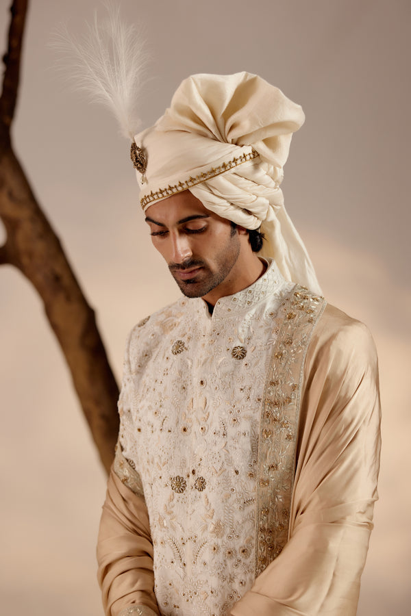 Ivory & Gold Sherwani