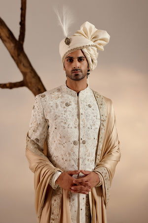 Ivory & Gold Sherwani