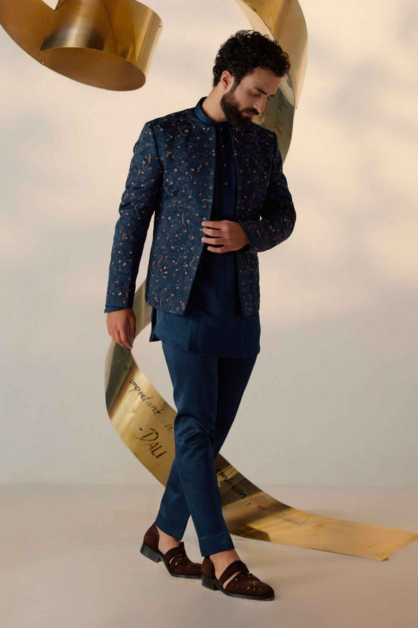 Beryl Blue Short Jacket