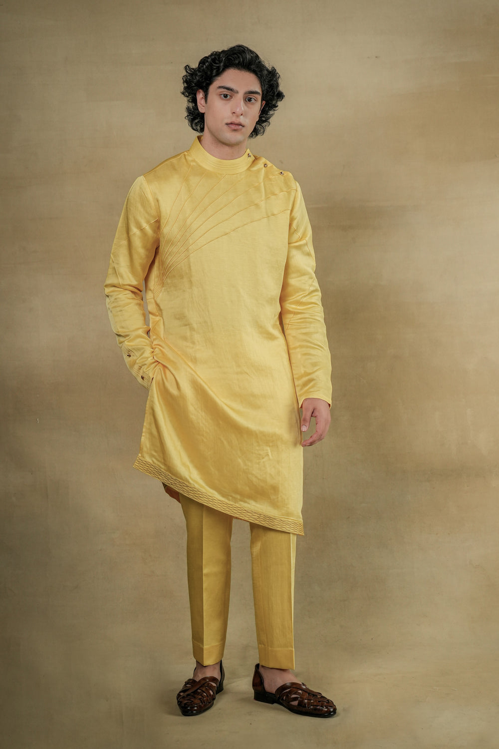 Lemon Yellow Kurta Set