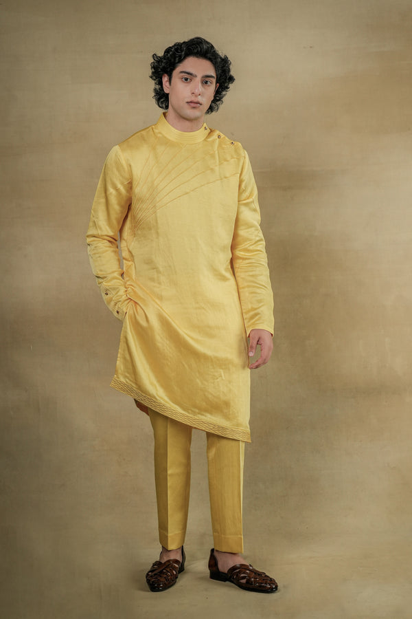 Lemon Yellow Kurta Set