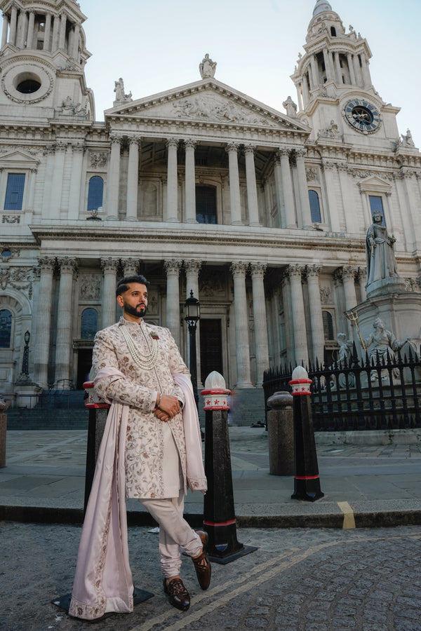 Lilac Blush Sherwani