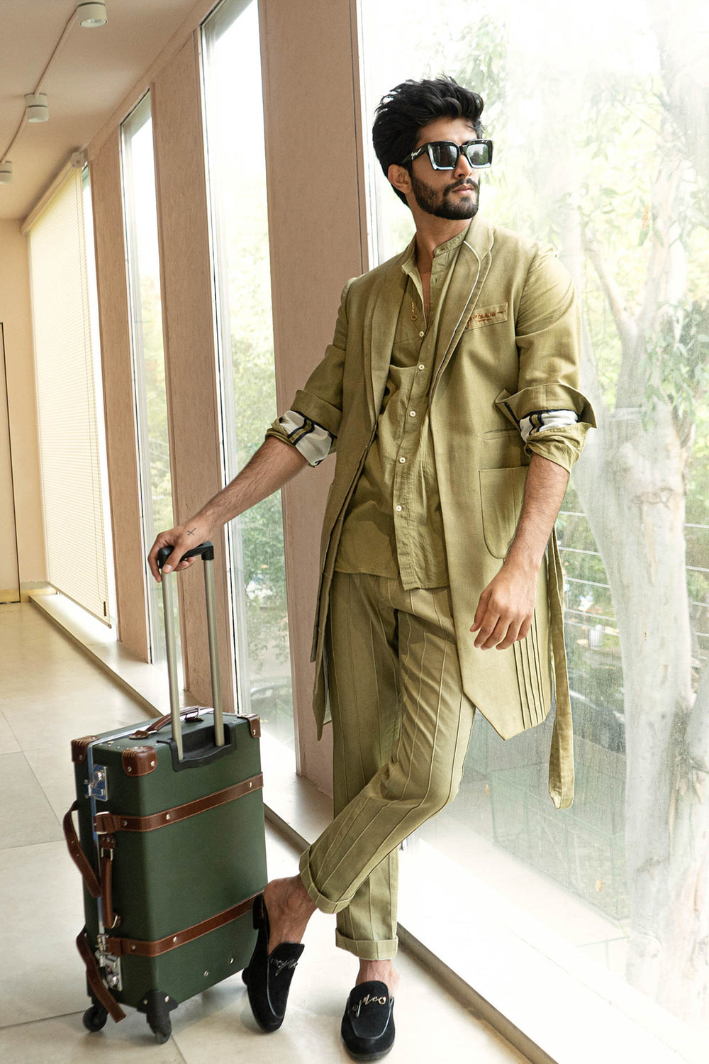 JM Evergreen Overcoat Set