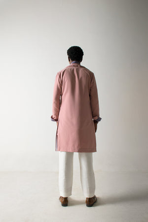 Mr. Pink Overcoat Set