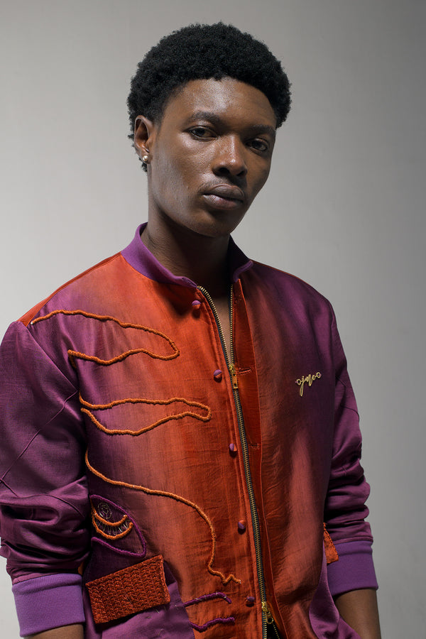 L'orange Jacket Set