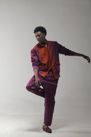 L'orange Jacket Set