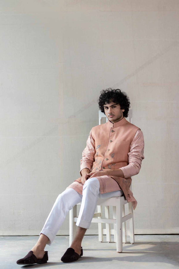 Old Rose Nehru Jacket
