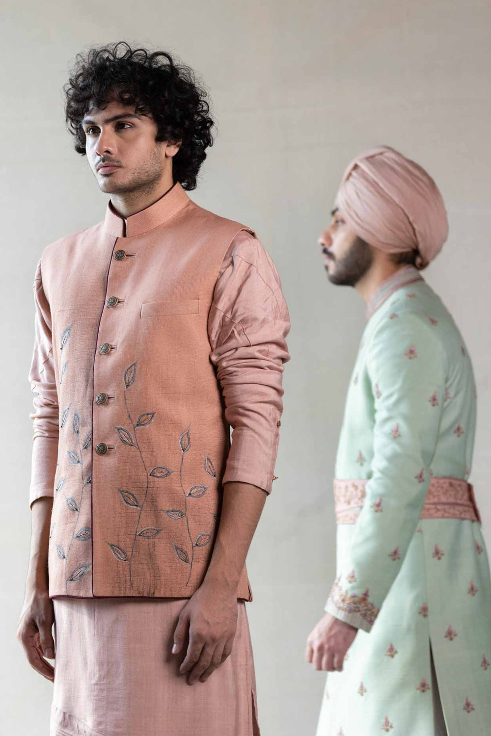 Old Rose Nehru Jacket