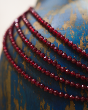 Ruhaan Mala handmade semi precious stone layered mala