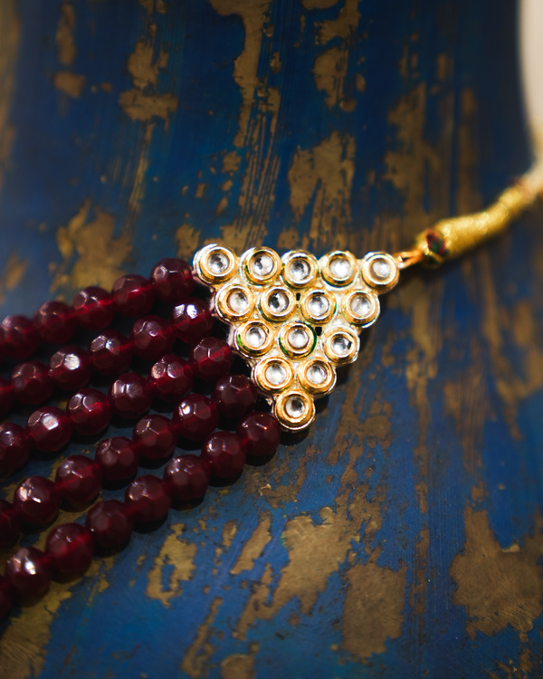 Ruhaan Mala handmade semi precious stone layered mala