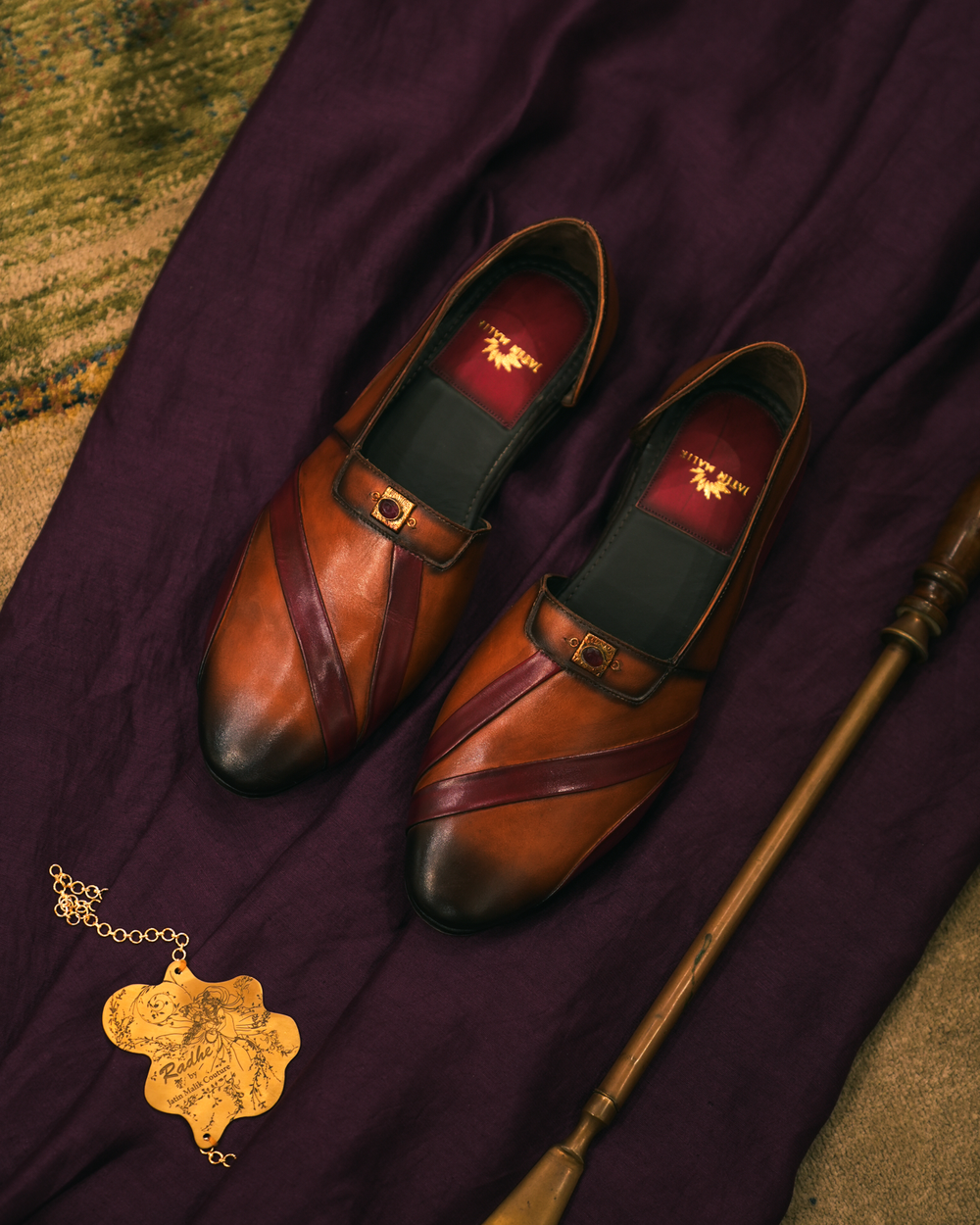 Sienna Tan Brown Ombre Leather Handcrafted Shoes