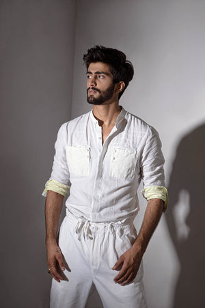 The Chawk White Shirt Set