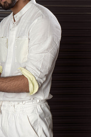 The Chawk White Shirt Set