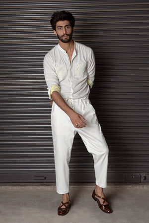 The Chawk White Shirt Set